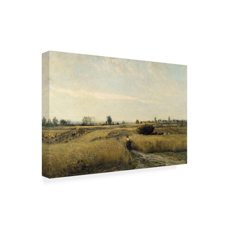Trademark Fine Art Charles-Francois Daubigny 'Harvest' Canvas Art, 16x24 AA01342-C1624GG